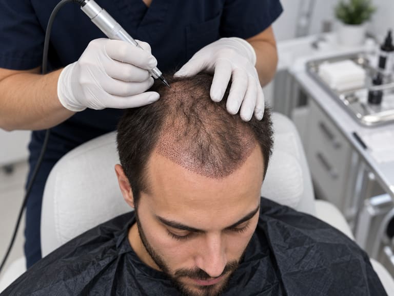 Greffe de cheveux DHI
